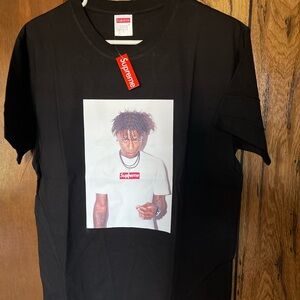 U.A Supreme Black Short Sleeve Tee